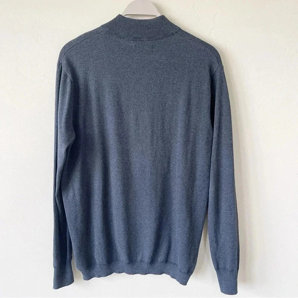 Linksoul Cotton Cashmere Quarter Zip Sweater Size Medium - Picture 6 of 6